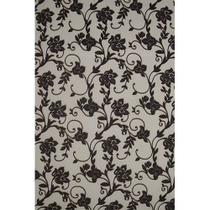 Tecido Gorgurinho Floral Bege e Marrom - 1,50m de Largura