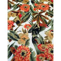 Tecido Gorgurinho Floral Tucano - 1,50m de Largura Tecido Gorgurinho Floral Tucano - 1,50m de Largura
