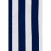 Tecido Gorgurinho Listrado Azul Marinho e Branco - 1,50m de Largura Tecido Gorgurinho Listrado Azul Marinho e Branco - 1,50m de Largura
