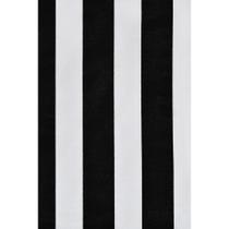 Tecido Gorgurinho Listrado Preto e Branco - 1,50m de Largura