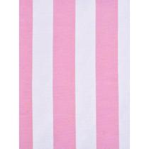 Tecido Gorgurinho Listrado Rosa Bebê e Branco - 1,50m de Largura Tecido Gorgurinho Listrado Rosa Bebê e Branco - 1,50m de Largura