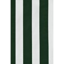 Tecido Gorgurinho Listrado Verde Musgo e Branco - 1,50m de Largura