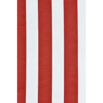 Tecido Gorgurinho Listrado Vermelho e Branco - 1,50m de Largura