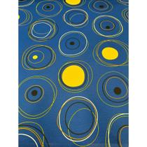 Tecido Gorgurinho Olho Grego Azul - 1,50m de Largura