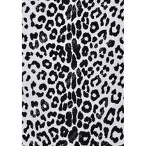 Tecido Gorgurinho Onça Pintada Oncinha Preto e Branco - 1,50m de Largura