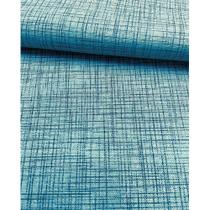 Tecido Impermeabilizado Linho Astúrias Falso Liso Azul Piscina - 1,40m de Largura