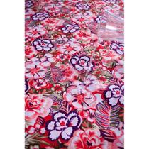 Tecido Impermeável Acqua Linea Floral Tropical Vermelho - 1,40m de Largura Tecido Impermeável Acqua Linea Floral Tropical Vermelho - 1,40m de Largura