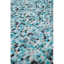 Tecido Impermeável Acqua Linea Mixta Pixel Turquesa - 1,40m de Largura