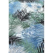 Tecido Impermeável Acqua Linea Palm Azul - 1,40m de Largura Tecido Impermeável Acqua Linea Palm Azul - 1,40m de Largura