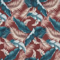 Tecido impermeável asturias 139 ramos folha terra verde bg