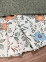 Tecido Impermeável Belize Floral Camélia 1Metrox140cm