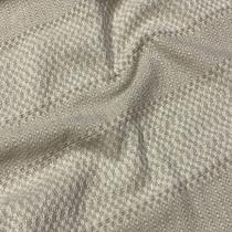 Tecido Jacquard 100% Algodão Rústico Listrado Bege - 1,50m de Largura Tecido Jacquard 100% Algodão Rústico Listrado Bege - 1,50m de Largura