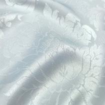 Tecido Jacquard 100% Poliéster Medalhão Branco - 2,80m de Largura Tecido Jacquard 100% Poliéster Medalhão Branco - 2,80m de Largura