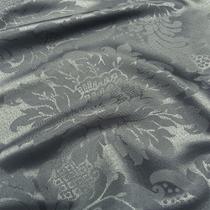 Tecido Jacquard 100% Poliéster Medalhão Cinza Chumbo - 2,80m de Largura Tecido Jacquard 100% Poliéster Medalhão Cinza Chumbo - 2,80m de Largura