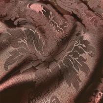 Tecido Jacquard 100% Poliéster Medalhão Marrom - 2,80m de Largura