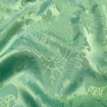 Tecido Jacquard 100% Poliéster Medalhão Menta - 2,80m de Largura