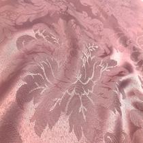 Tecido Jacquard 100% Poliéster Medalhão Rosa Envelhecido - 2,80m de Largura Tecido Jacquard 100% Poliéster Medalhão Rosa Envelhecido - 2,80m de Largura