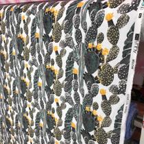 Tecido Jacquard Aquatec Estampado Cacto - 1,40m de Largura