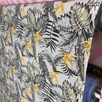 Tecido Jacquard Aquatec Estampado Folhagem - 1,40m de Largura