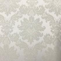 Tecido Jacquard Bege Claro Medalhão 2.80m de Largura