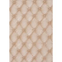 Tecido Jacquard Estampado Capitonê Bege - 1,40m de Largura Tecido Jacquard Estampado Capitonê Bege - 1,40m de Largura