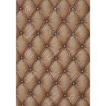 Tecido Jacquard Estampado Capitonê Marrom - 1,40m de Largura