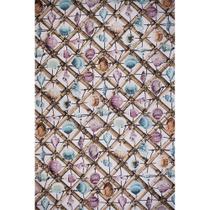 Tecido Jacquard Estampado Conchas Fundo Off White - 1,40m de Largura Tecido Jacquard Estampado Conchas Fundo Off White - 1,40m de Largura