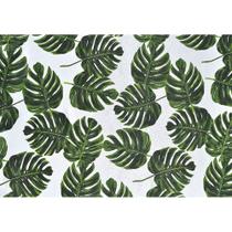 Tecido Jacquard Estampado Costela de Adão Fundo Branco - 2,80m de Largura Tecido Jacquard Estampado Costela de Adão Fundo Branco - 2,80m de Largura