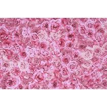 Tecido Jacquard Estampado Floral Rosa Envelhecida - 2,80m de Altura