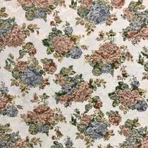 Tecido Jacquard Estampado Floral Rosas - 1.40m de Largura Tecido Jacquard Estampado Floral Rosas - 1.40m de Largura