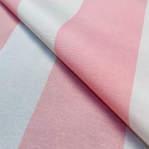 Tecido Jacquard Estampado Listra Larga Rosa Bebê - 2,80m de Largura (Desenho Sentido Altura)