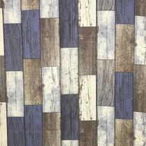 Tecido Jacquard Estampado Madeira Demolição - 2.80m de Largura
