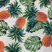 Tecido Jacquard Estampado Para Decorações Costela Folhagem 1,40 de Largura