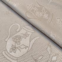 Tecido Jacquard Fio Tinto Bule Bege - 2,80m de Largura Tecido Jacquard Fio Tinto Bule Bege - 2,80m de Largura