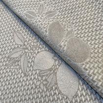 Tecido Jacquard Fio Tinto Limão Cinza - 2,80m de Largura Tecido Jacquard Fio Tinto Limão Cinza - 2,80m de Largura