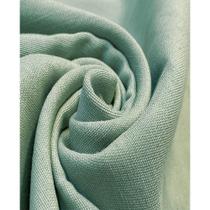 Tecido Jacquard Fio Tinto Liso Verde - 2,80m de Largura