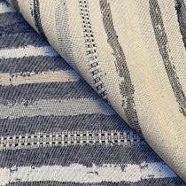 Tecido Jacquard Fio Tinto Listras Azul - 2,80m de Largura Tecido Jacquard Fio Tinto Listras Azul - 2,80m de Largura