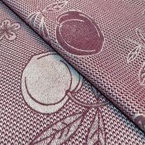 Tecido Jacquard Fio Tinto Pêssego Vinho - 2,80m de Largura Tecido Jacquard Fio Tinto Pêssego Vinho - 2,80m de Largura
