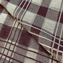 Tecido Jacquard Fio Tinto Versalhes Xadrez Marsala - 2,80m de Largura Tecido Jacquard Fio Tinto Versalhes Xadrez Marsala - 2,80m de Largura