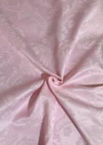 Tecido Jacquard Medalhão Arabesco Rosa bebê - 2,80m largura Tecido Jacquard Medalhão Arabesco Rosa bebê - 2,80m largura