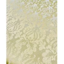 Tecido Jacquard Tradicional Adamascado Pérola - 2,80m de Largura