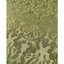 Tecido Jacquard Tradicional Adamascado Verde Musgo - 2,80m de Largura