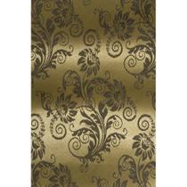 Tecido Jacquard Tradicional Arabesco Preto e Dourado - 2,80m de Largura Tecido Jacquard Tradicional Arabesco Preto e Dourado - 2,80m de Largura