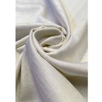 Tecido Jacquard Tradicional Falso Liso Palha Crú (Rústico) - 2,80m de Largura