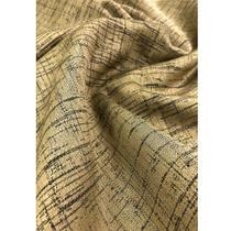 Tecido Jacquard Tradicional Falso Liso Preto e Dourado - 2,80m de Largura Tecido Jacquard Tradicional Falso Liso Preto e Dourado - 2,80m de Largura