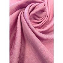 Tecido Jacquard Tradicional Falso Liso Rosa Bebê - 2,80m de Largura