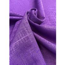 Tecido Jacquard Tradicional Falso Liso Roxo - 2,80m de Largura Tecido Jacquard Tradicional Falso Liso Roxo - 2,80m de Largura