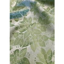 Tecido Jacquard Tradicional Floral Verde Pistache - 2,80m de Largura