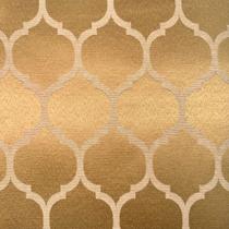 Tecido Jacquard Tradicional Geométrico Dourado - 2,80m de Largura