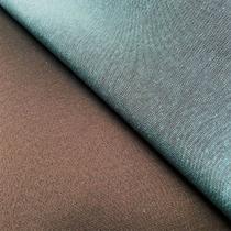 Tecido Jacquard Tradicional Liso Marrom e Turquesa - 2,80m de Largura